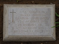 Struma Military Cemetery - Brown, James